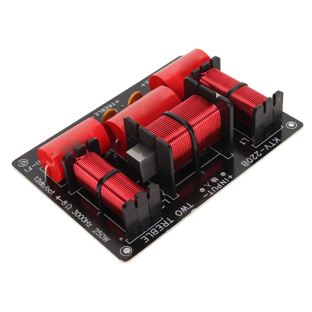 3 Yollu Geçiş Filtresi Profesyonel PCB Tiz Bas Ses Frekans Bölücü KTV Hoparlörleri İçin 250W