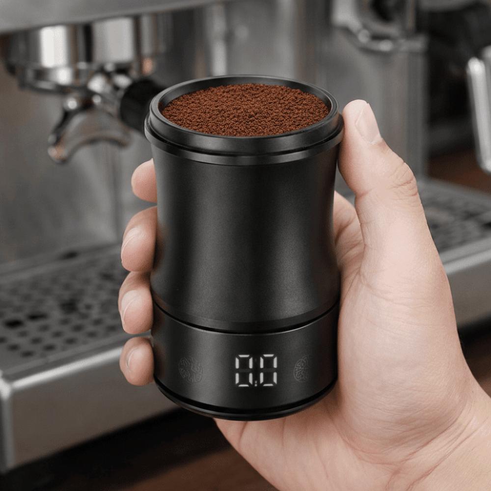 High-precision 58 MM Coffee Dosing Cup Aluminium Zinc Zinc Alloy Tea Cup Coffee Powder Cup Water Bar