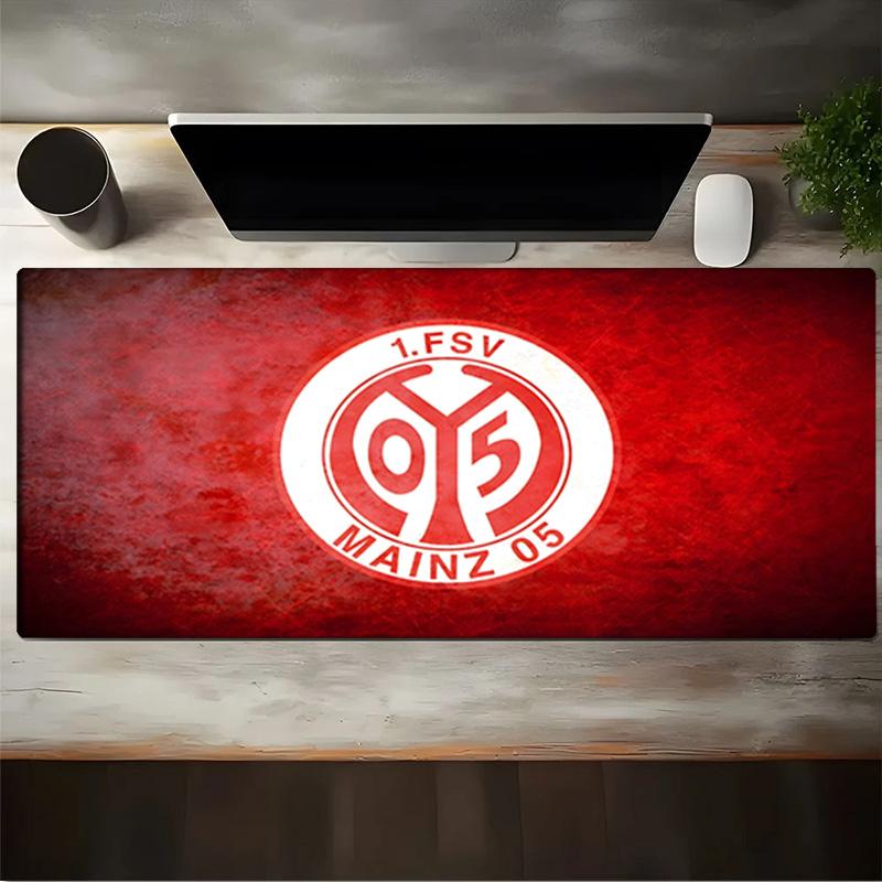 Red Emblem FSV Mainz Mouse pad, Gaming Mouse Pad, keyboard pad, Desk Decor for computer notebook Fan Gift Birthday Gift