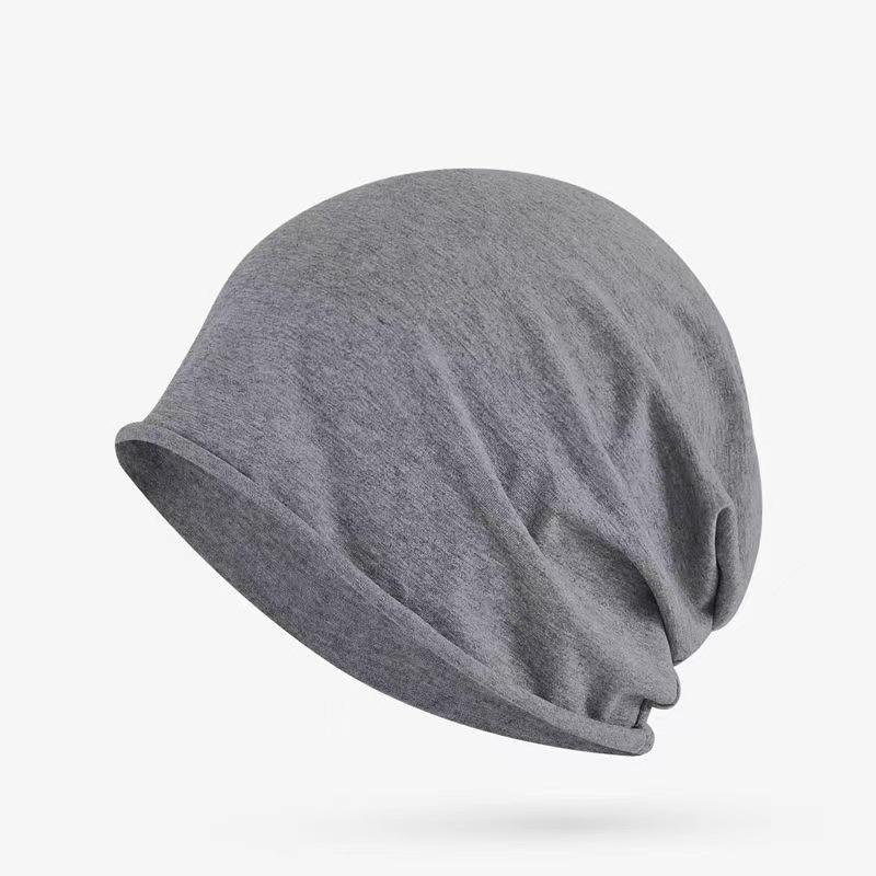 Cappello da notte traspirante senza pressione, cappello a pila, per uomo e donna, primavera ed estate, antivento per aria condizionata, cappello sottile per testa calva, cappello a sacchetto
