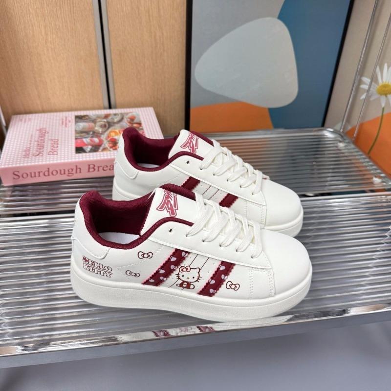 Cute Cat Bread Shoes Women's New Little White Shoes Couple Sports Platform Versatile Trendy Student Board Shoes