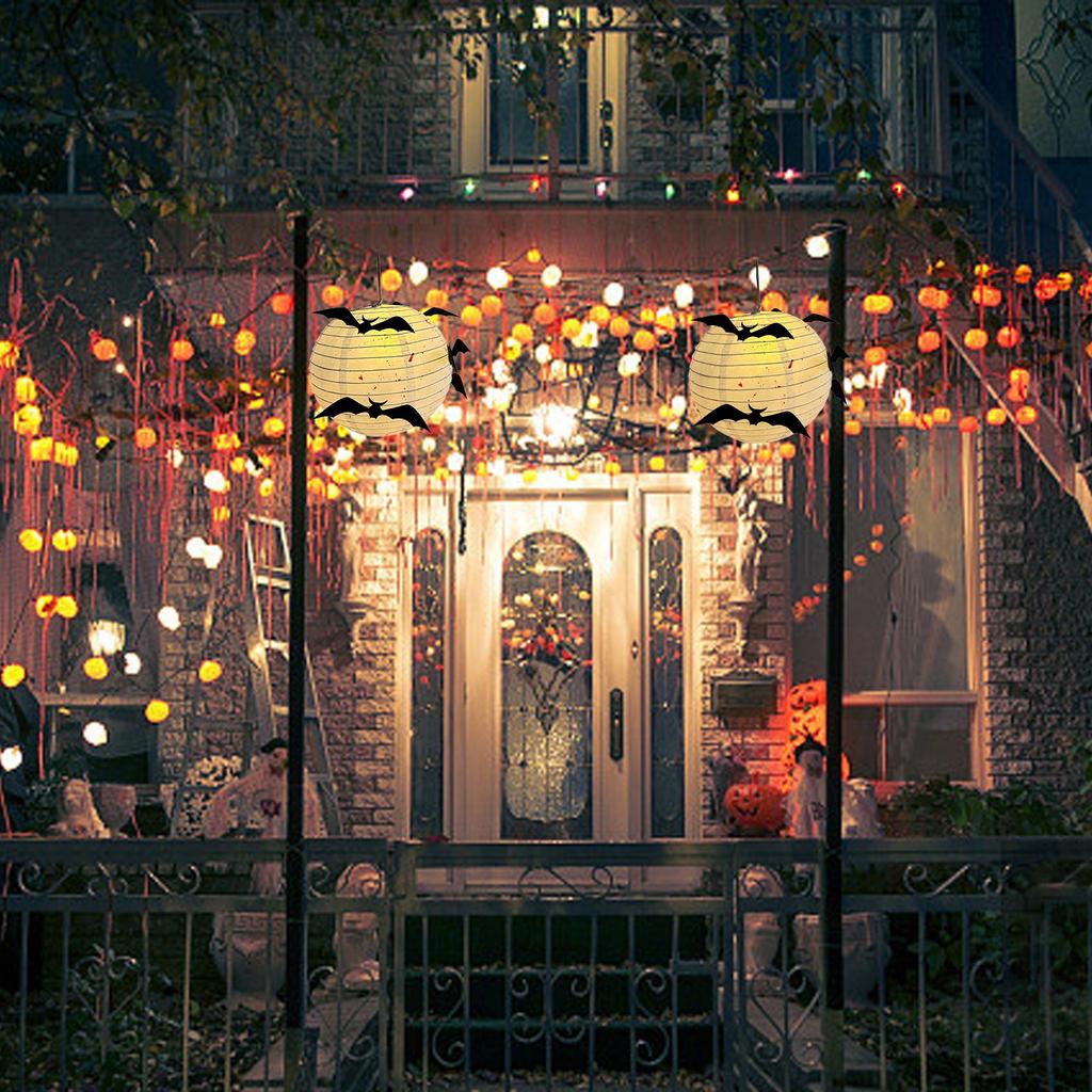 Halloween Paper Lamp Folding Decorative Lamp Festive Atmosphere Decoration Props Pendant