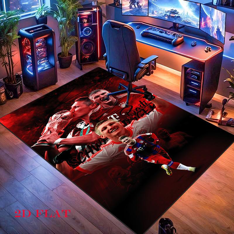 FC Bayern Munich Carpet Rug for Living Room Bedroom Home Sofa Decoration,Kids Play Nonslip Floor Mat