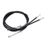 2pcs ATV Front Brake Cable High Strength Steel Heavy Duty Dual Construction for GY6 125 150 200 250cc Auto
