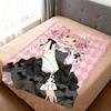 Anime Cute p-Puella Magi Madoka Magica Soft Warm Plush Blanket Dormitory Sofa Living Room Pet Hogar Bedroom Gift Home Flannel