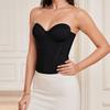 Q Noble, the new slim-fitting corset, fish bones gathered, chest cup exposed, and corset women