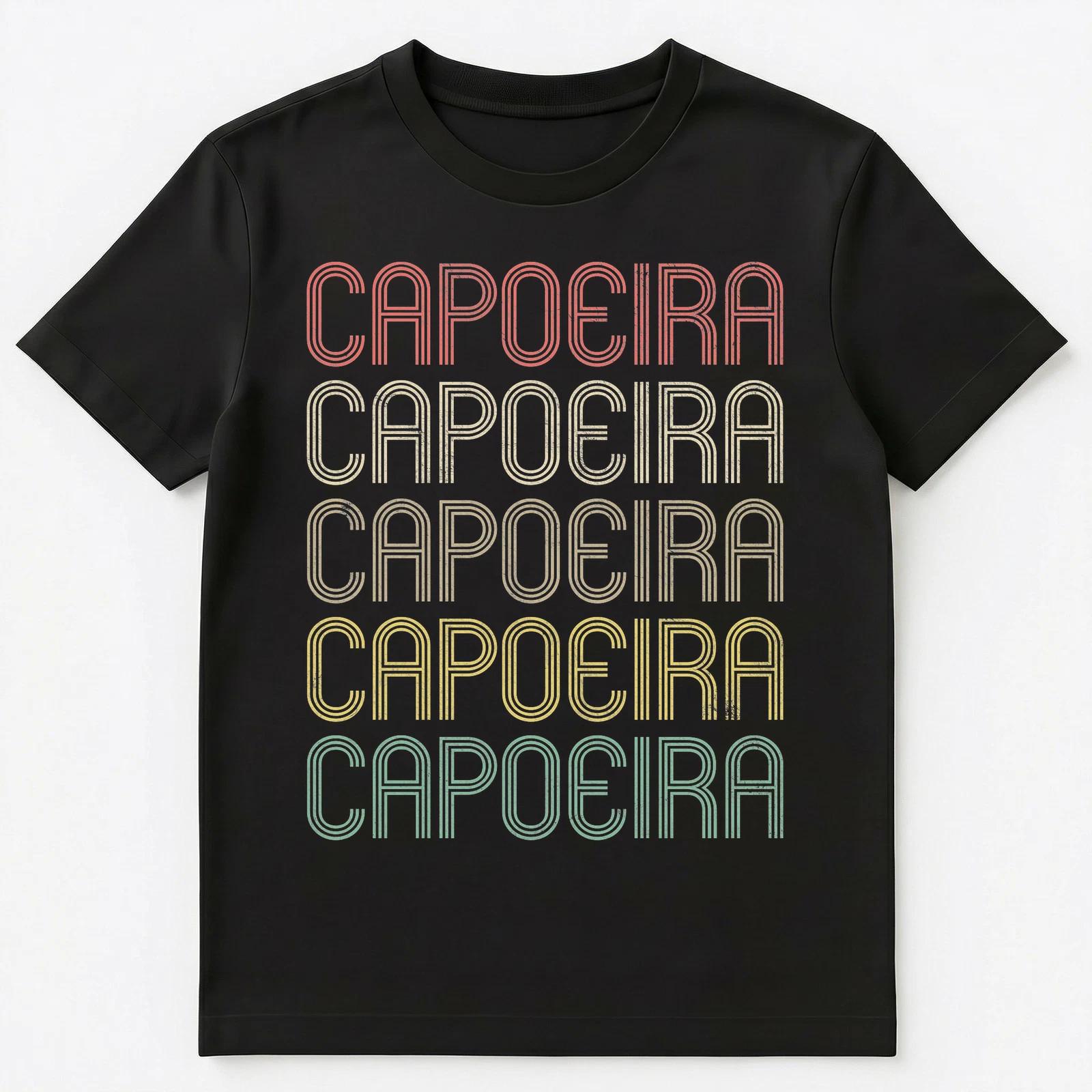Retro Style Capoeira Unisex T-Shirt L
