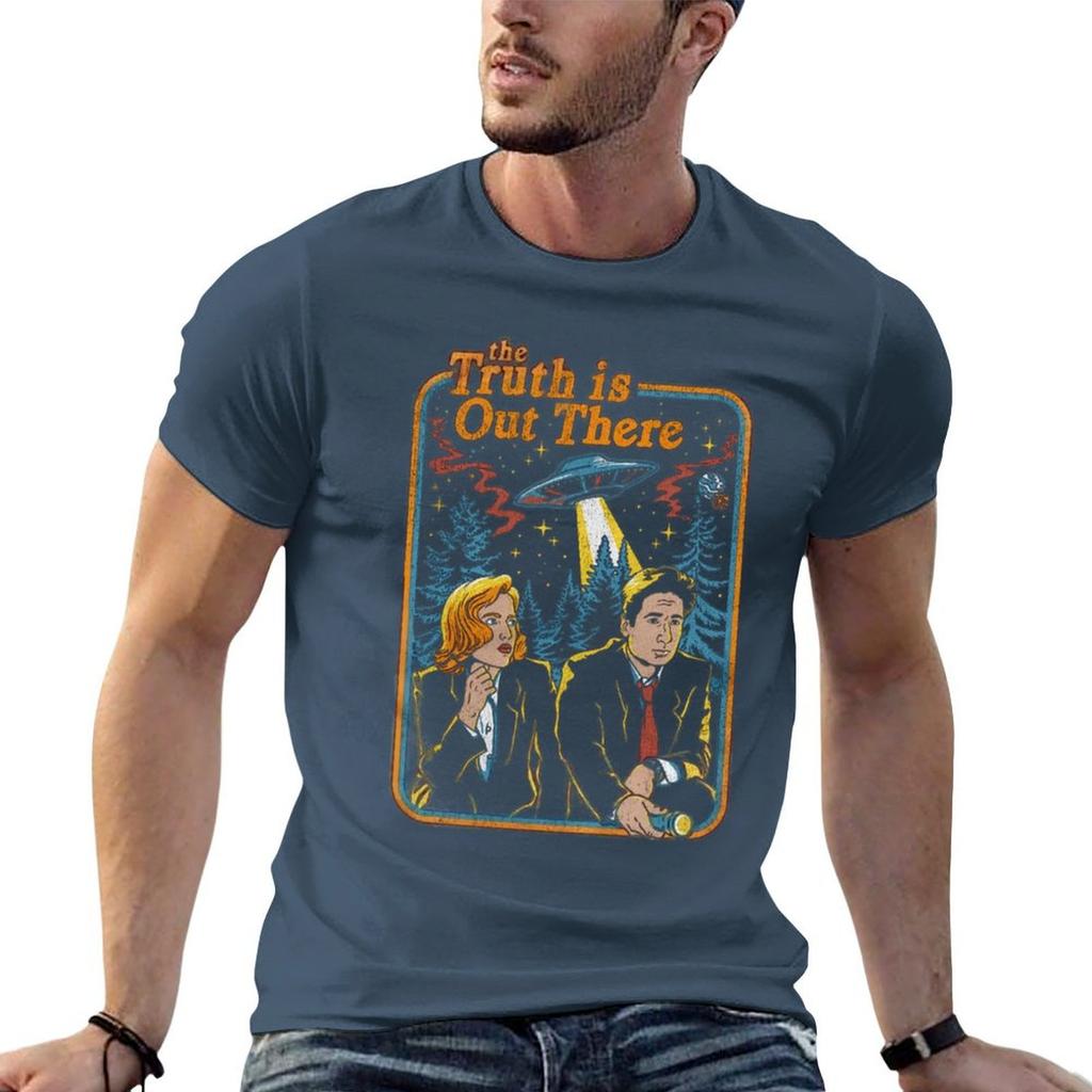 The Truth Is Out There Long Tshirt Basic Short Sleeve Tshirt For Men