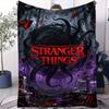 1PC Sci-Fi Horror S-Stranger T-Things Blanket Soft Warmth Flannel Throw Multifunctional Blanket Cozy Home Decorative Fans Gift