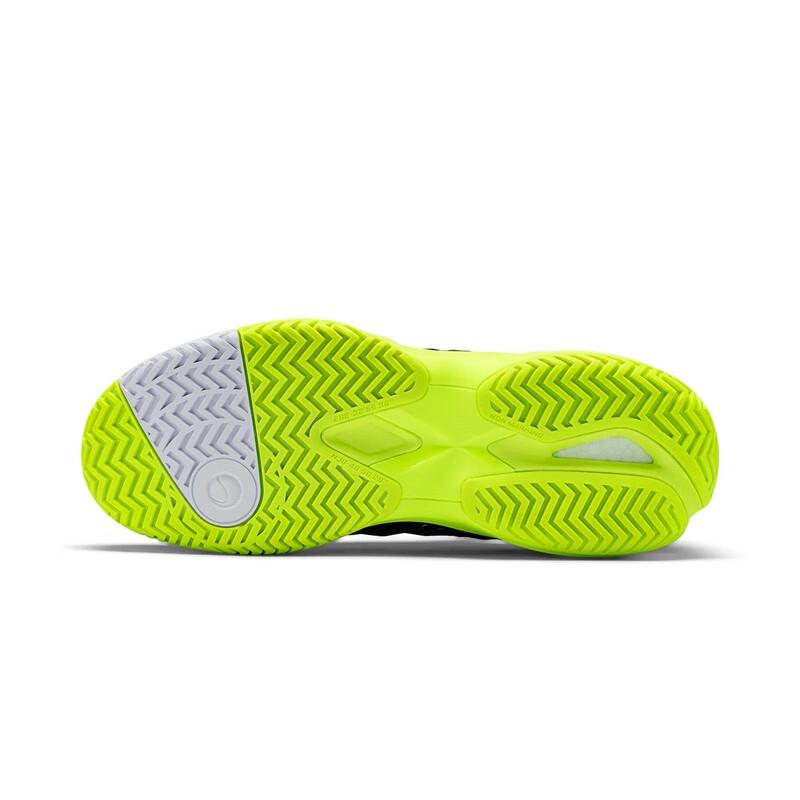 LiNing Secure Pro Lightweight Flexible Stable Cushioning Grip Durable Support Rebound Low Top Tennis Shoes Unisex Sneaker Black Green ATAV003-3