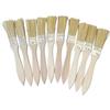 10Pcs Professional Tools Wooden Handle Bristle Paint Brush Flat DIY Pig Mane Brushes Thickened Wall Paint Brush Art Handwork