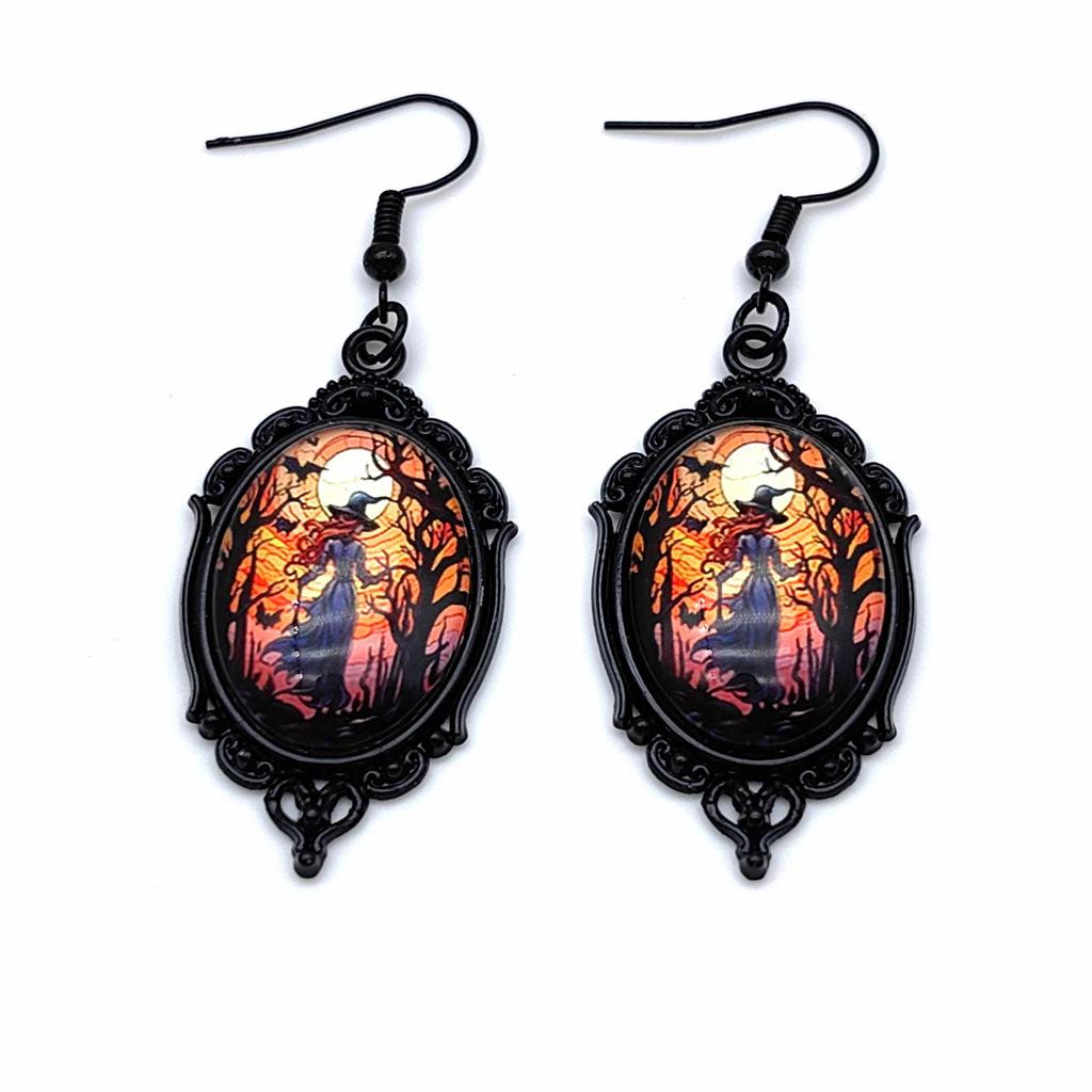 Shi Yong Double Ring Y2K Earrings - Best Seller