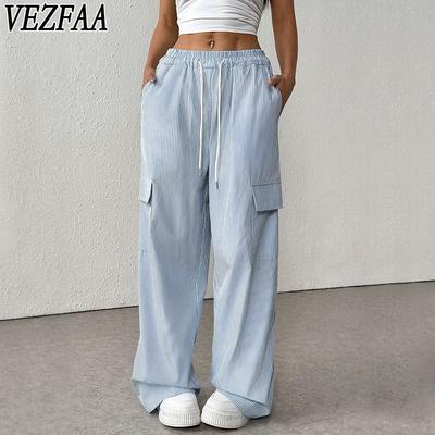 Damenmode, lässig, einfarbig, bedruckt, hohe Taille, Hosen, Hosen und Caprihosen