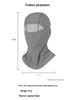 Color-Changing Thermal Winter Cycling Balaclava: Velvet-Lined, Windproof, Heat-Sensitive Ski Face Mask.