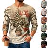 Men's Casual Loose Fit V-Neck Top