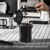 600 ML Coffee Bean Storage Jars Stainless Steel Double Layer Vacuum Coffee Container with Spoon Airtight Preservation