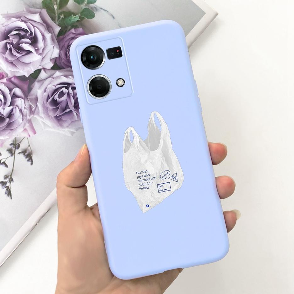 For Oppo F21 Pro 4G Case Oppo Reno7 CPH2363 Cute Fashion Cartoon Cover Soft Silicone Phone Case For Oppo Reno 7 F21Pro 4G Bumper