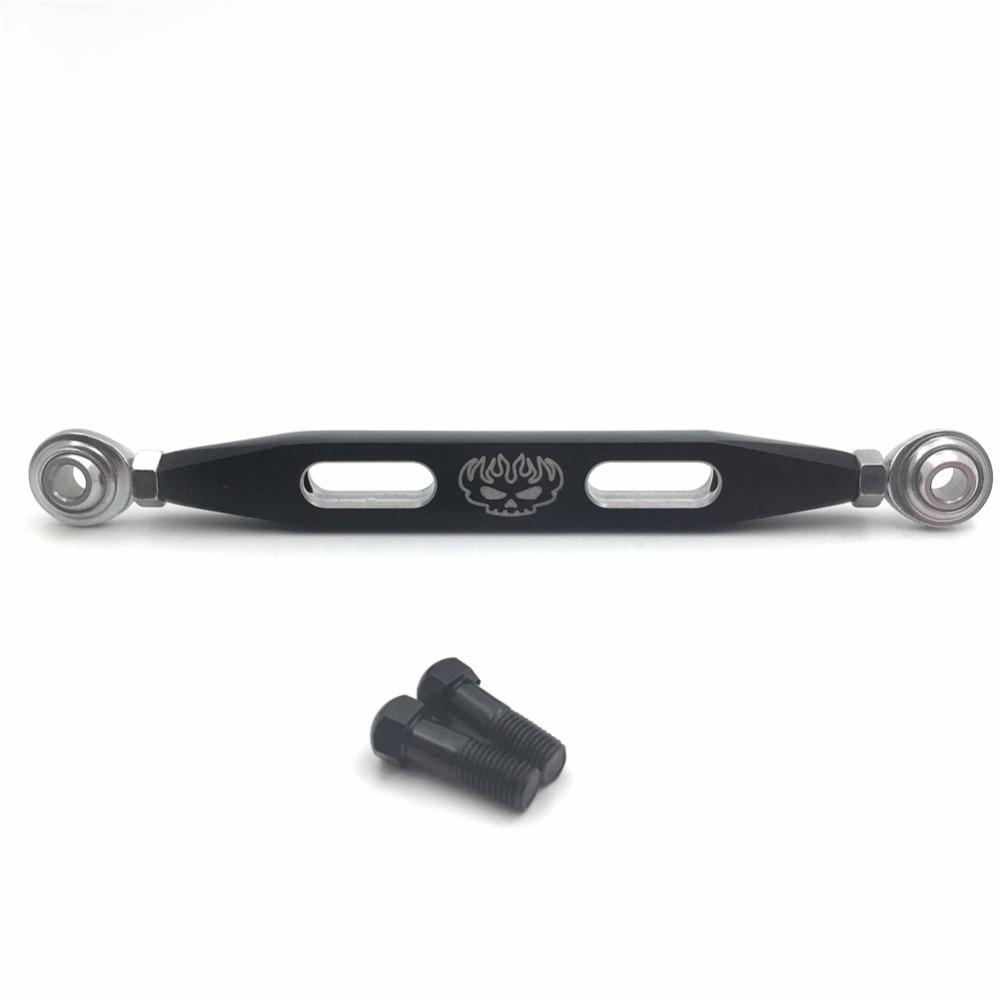 Motorcycle Gear Shift Linkage For Harley Davidson 2004-later Sportster 1200/Forty Eight Black Slotted Flame Skull