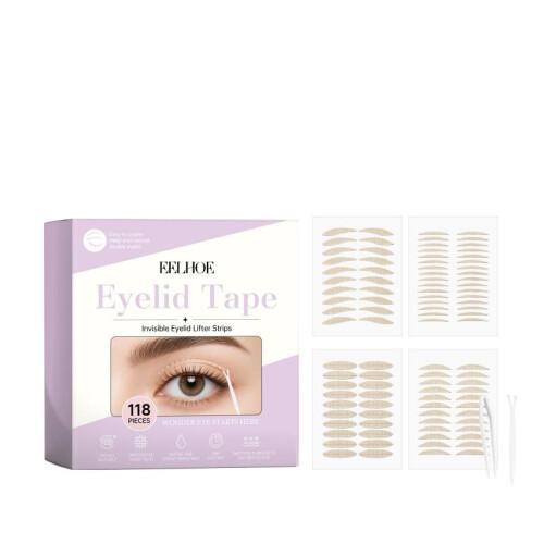 EELHOE Invisible Eyelid Tape Set Natural Hidden Fit Eye Lift Tape Non-Falling Shaping Adjust Eye Shape