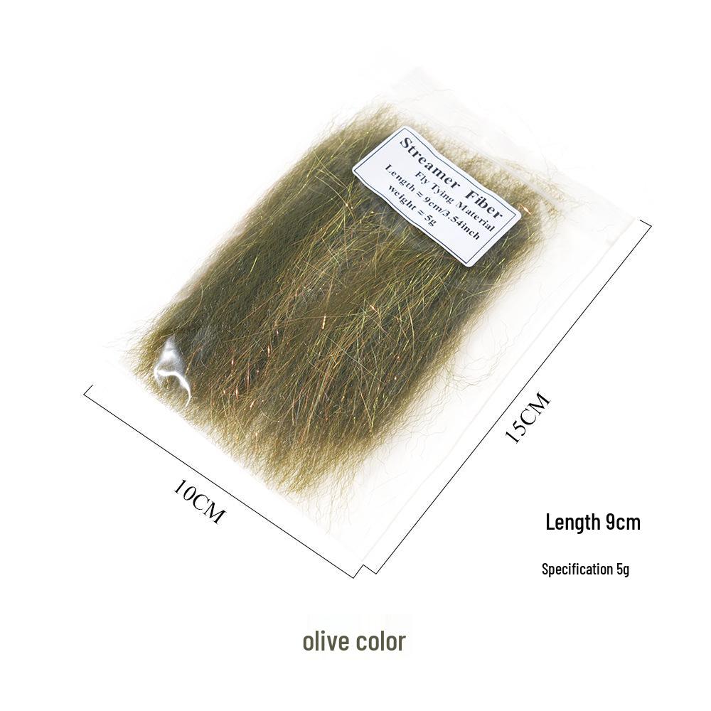 Combed Ice Silk Fiber Fly Fishing Jig Head & Nymph Tying Material