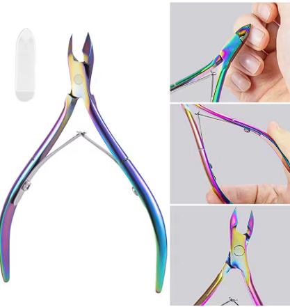 1pcs Stainless Steel Nail Clippers for Thick & Ingrown Toenails, Precision Trimming Tool,Manicure Pedicure Tool for Salon & Home