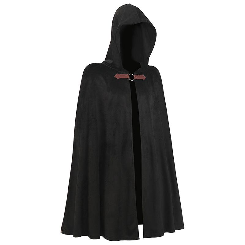Pánský halloweenský středověký upírský plášť a pirátský kostým