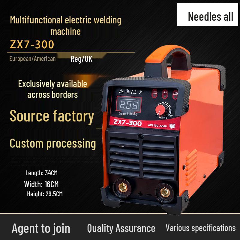 Cross-border ZX7-300 Industrial Grade Welding Machine, European & American Standards, 220-380V.