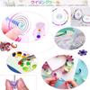 COOLBOTANG Paper Quilling Kit 19 Pieces 45 Colors 900 Strips Gradient Color DIY Craft Artificial Flower Materials Home Party Decorations Gift Suitable