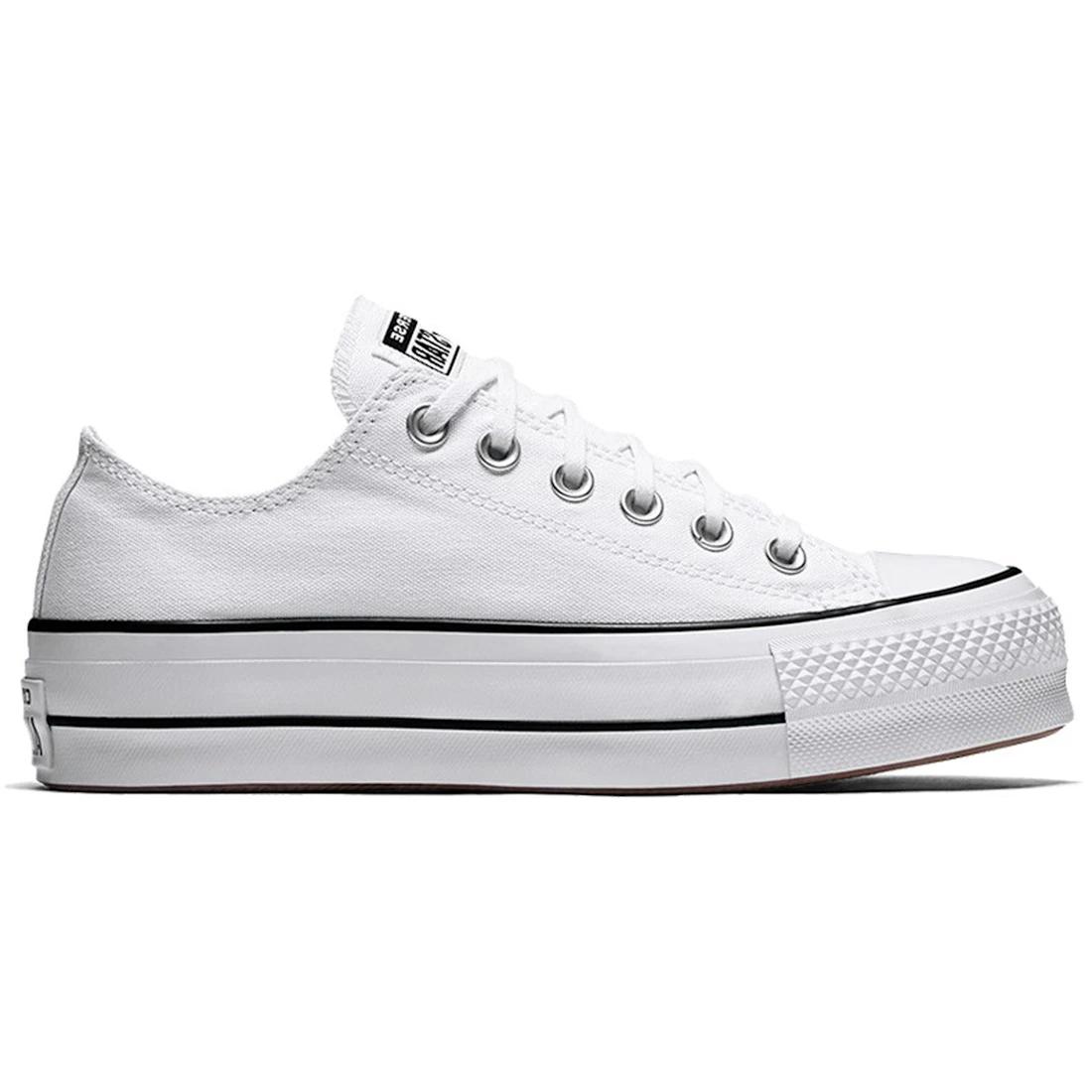 

Кеды Converse Chuck Taylor All Star Lift Ox Белые Черные (Женский)(560251С) 36.5