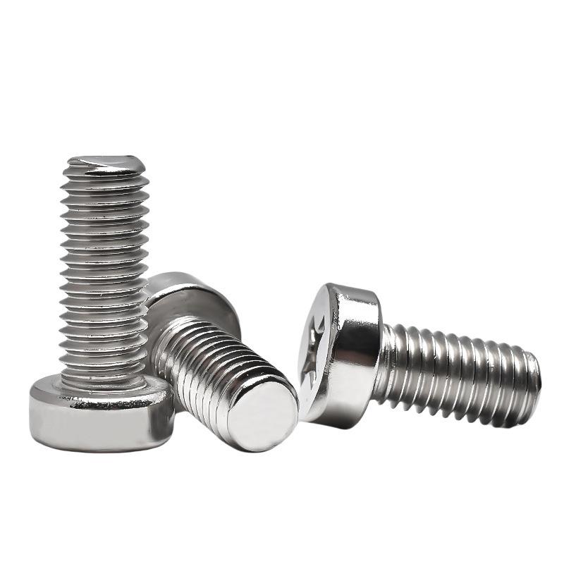 Yigu 304 Stainless Steel Phillips Round Head Machine Screws M2.5-M5