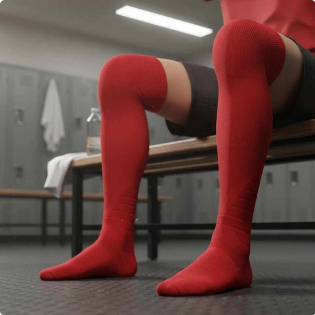 Baseball Hockey Socks Arch and Ankle Support over-the-Knee Sports for Men