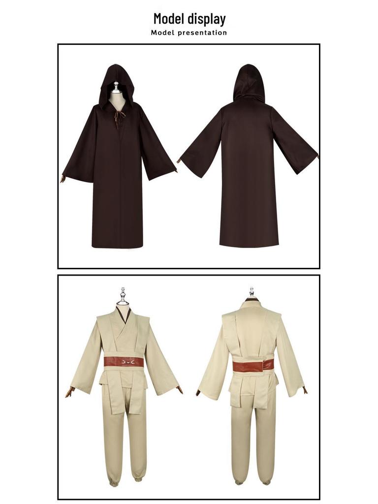 Obi-Wan Kenobi Jedi Knight Star Wars Halloween Cosplay Costume