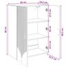 Wall Mounted Cabinet in Sonoma Oak Finish 66 x 34.5 x 90 cm Particleboard