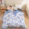 2025 Summer Thin Blanket Printing Bed Quilt Summer Cool Quilt Double Blankets Comforters Skin-friendly Cotton Thin Quilt Soft Bedding Home Textile