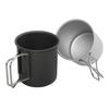 Ultraleichter tragbarer 300ML Campingbecher Aluminiumlegierung Faltbecher Kaffeetasse Camping Reise Wasserbecher Outdoor Camping Trinkgeschirr