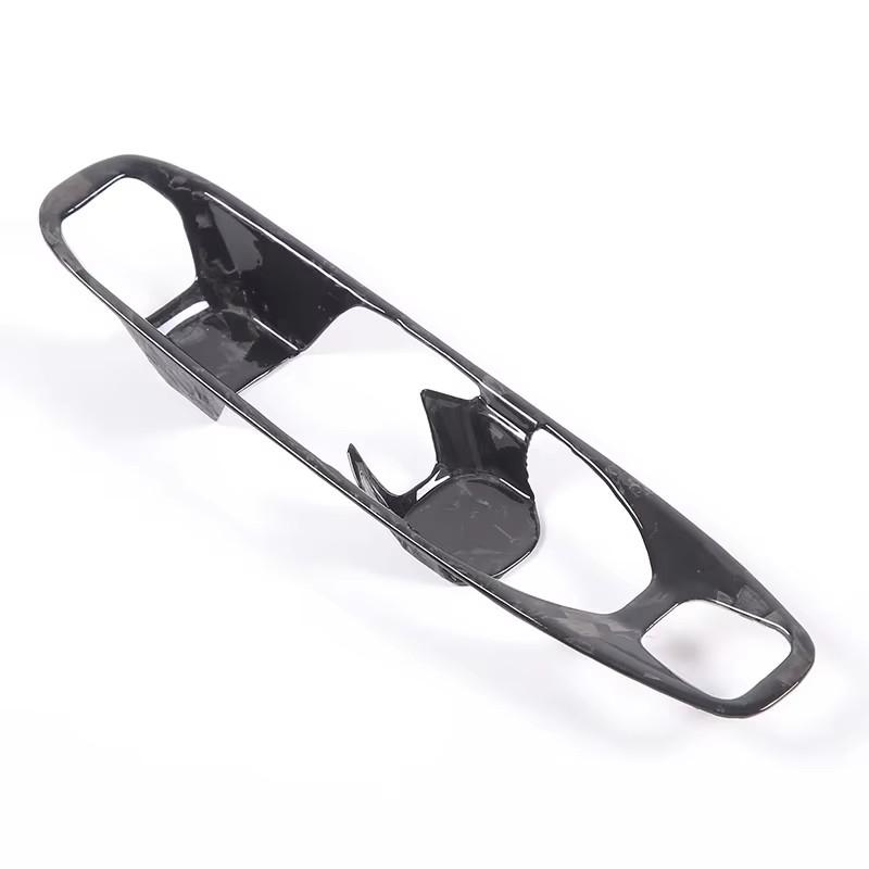 

Real Carbon Fiber For Chevrolet Corvette C8 2020 2026 2026 2026 Car Console Gear Shift Button Sticker Accessories