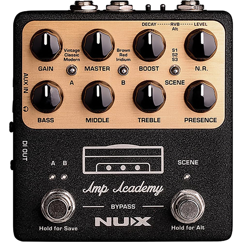 

Academy Stompbox Amp Modeler Amp Modeler NUX/Amp мирового класса