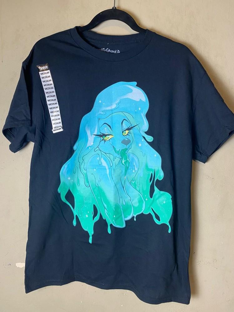 SPOOKY GHOULIE Black Graphic Tee by Goodie Two Sleeves-NWT Unisex T-Shirt XL