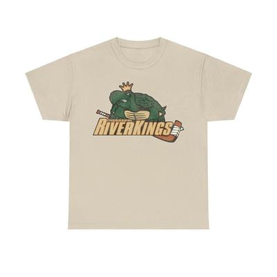 Mississippi Riverkings Hockey Team Nostalgisches Logo T-Shirt