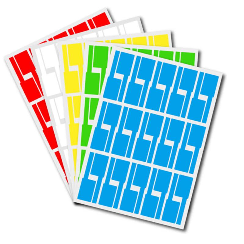 Bingyu BY-3082 Waterproof A4 Network Cable Labels (P-Type)
