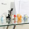 Cat Whisker Holder Cute Collector 3D Cartoon Sculpture Pet Beard Resin Car Decoration Vase Mini Vibrissae Keepsake Sympathy Gift for Lovers
