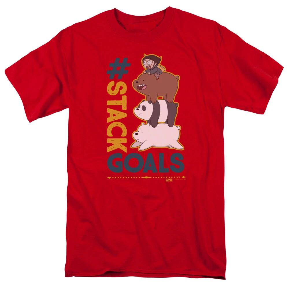 We Bare Bears  Stack Goals  T-Shirt - Regular or Tank - to 5X S