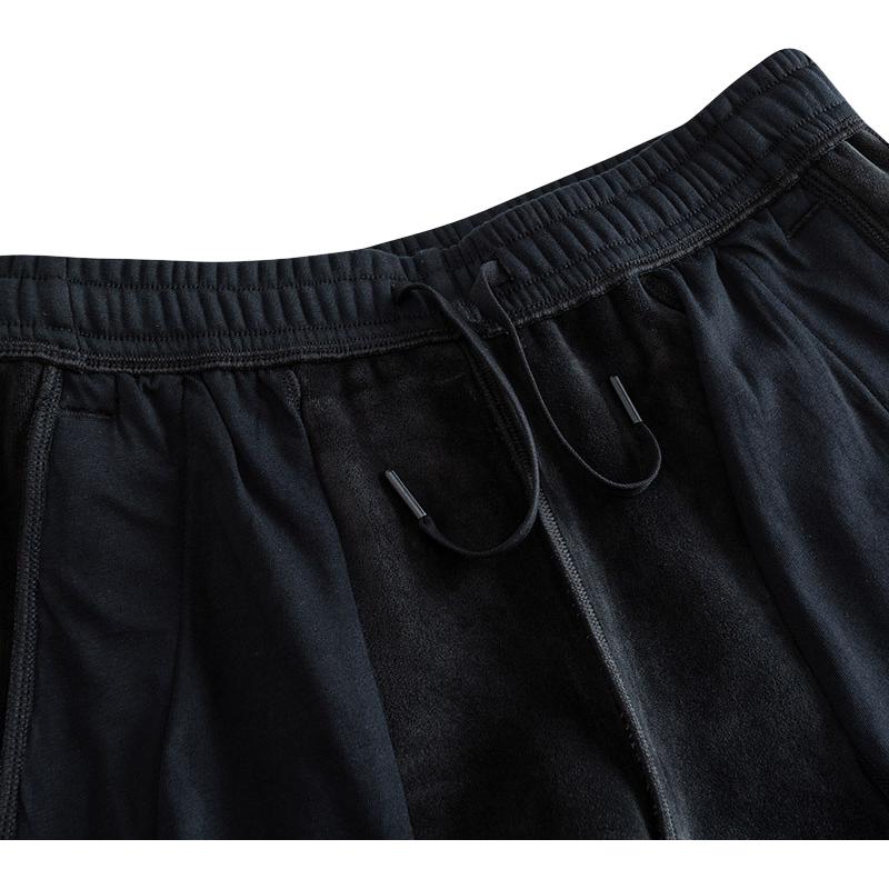 Anta Training Series Casual Simple Solid Color Elastic Cuff Knitted Sports Pants Women Bottoms Black 162447310N-1