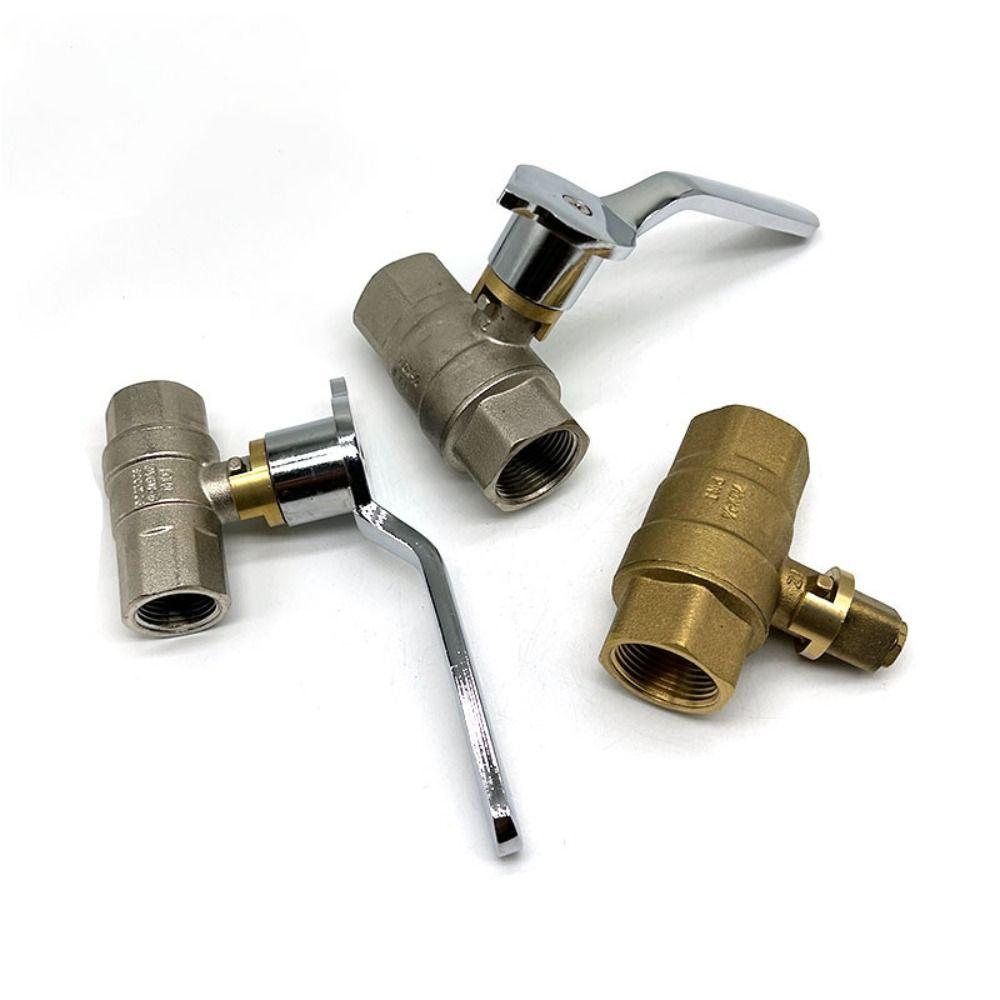 Copper Ball Valve Gas Stove Valve Handle Stainless Steel Stove Front Valve  Gas Fire Stove
