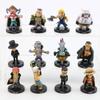 12pcs One Anime Piece Luffy Figure Model Toy Ornament Decor Gift Collection Set