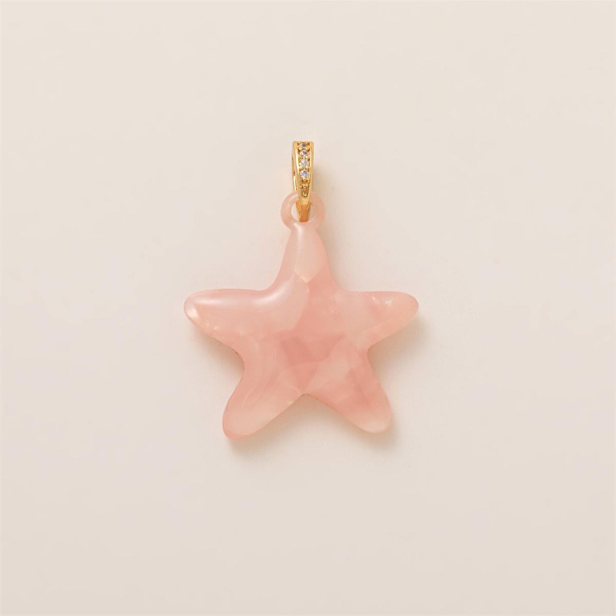 

Dopamine Colored Drip Oil Simple Love Pendant DIY Necklace Handmade Versatile Peach Heart Jewelry Gold Plated Color Preserving