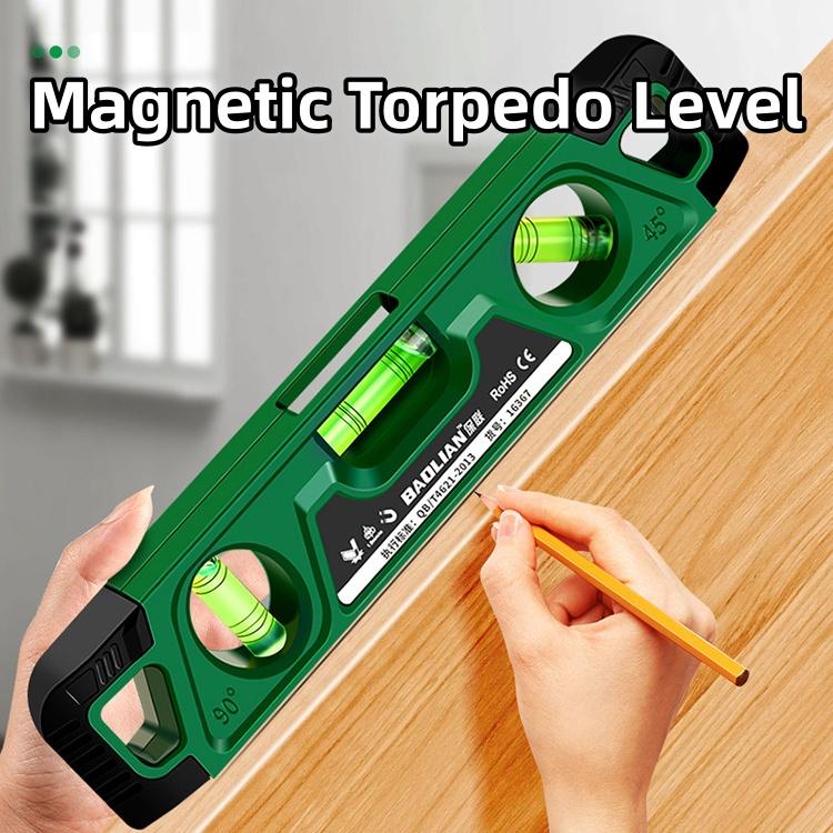 Portable Magnetic Torpedo Level  Woodworking Measuring Spirit Level