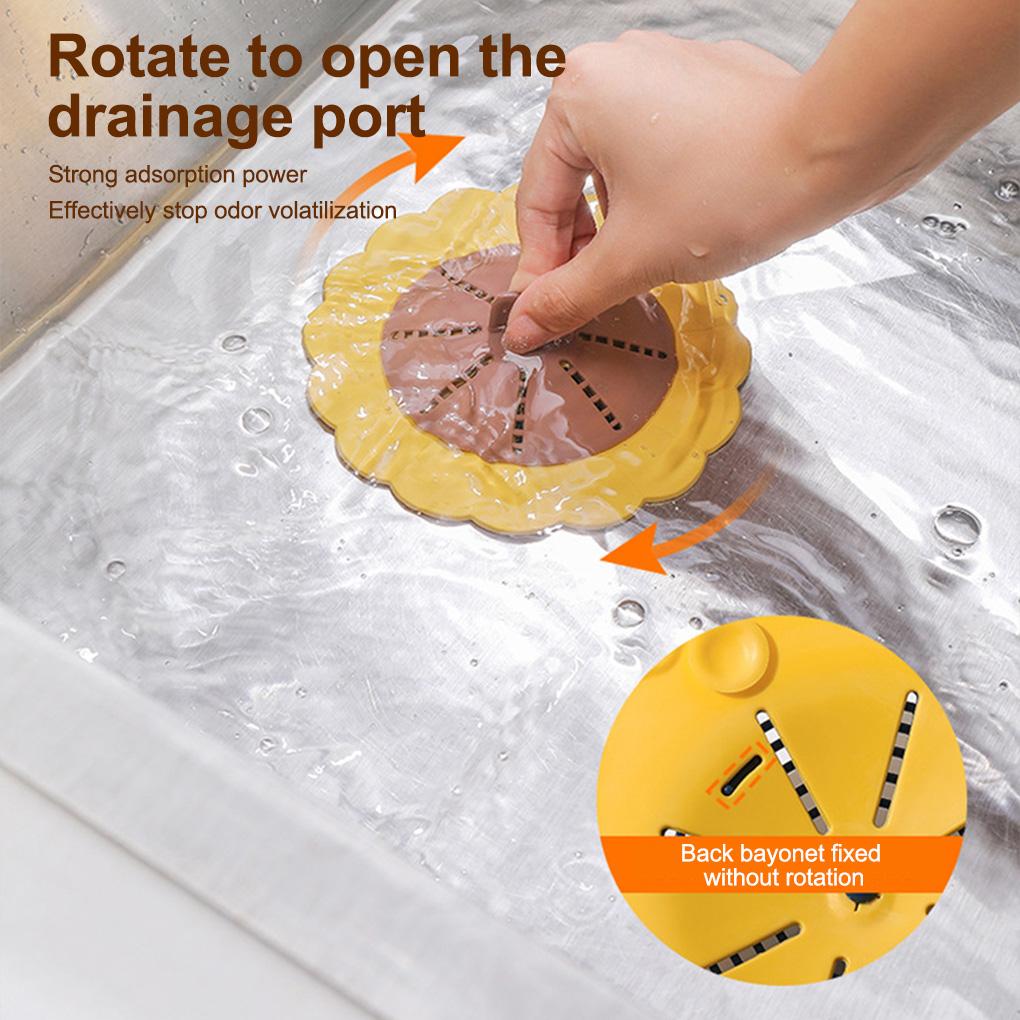 Floor Drain Cover Strainer Anti Clogging Hair Catcher Reusable Basin Washing Replacement Bathtub Debris Sewer Filter Toilet