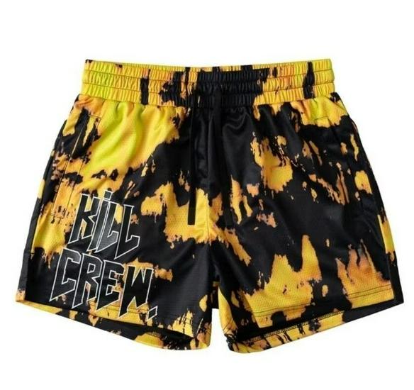 

Чоловічі американські модні вуличні баскетбольні шорти - Швидкосохнучі, дихаючі, вільний крій, повсякденні літні штани для бігу L