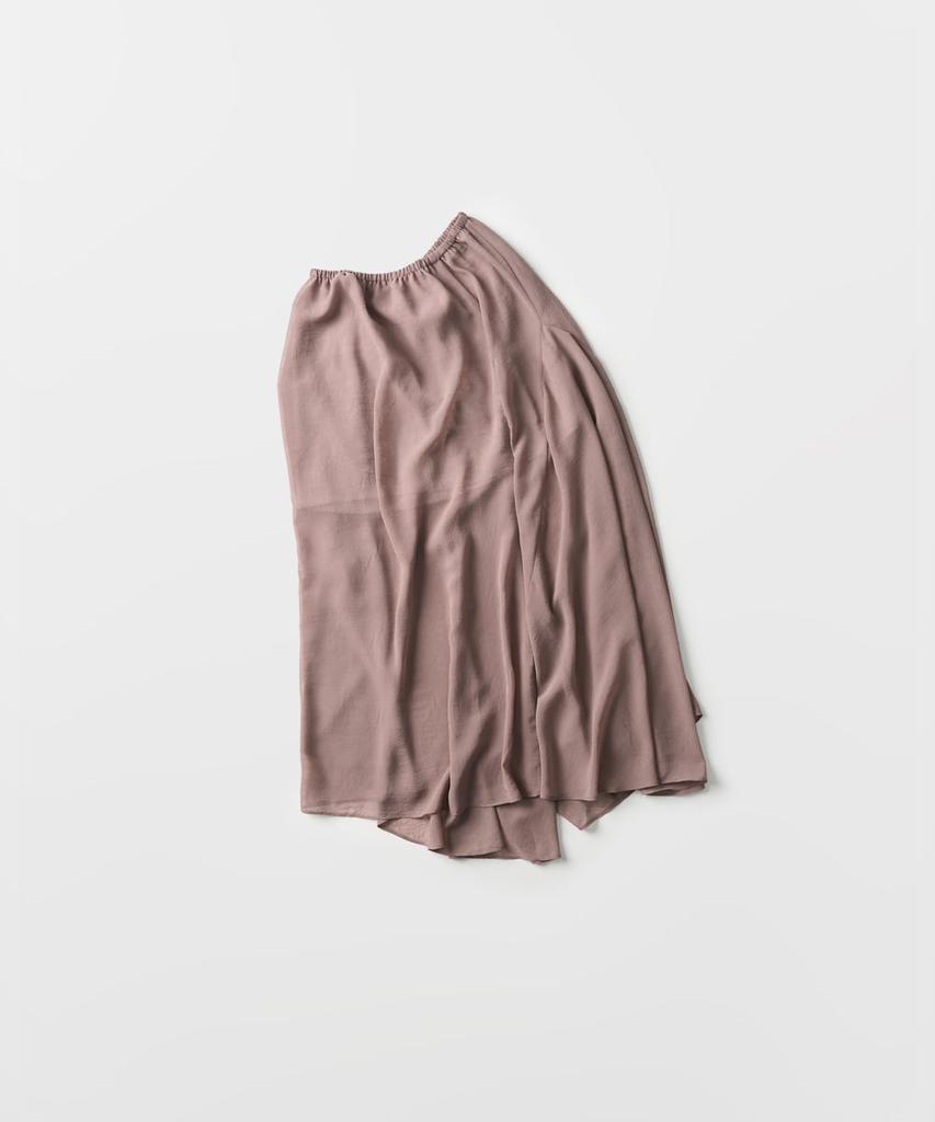 Beleuso Asymmetric Sheer Skirt